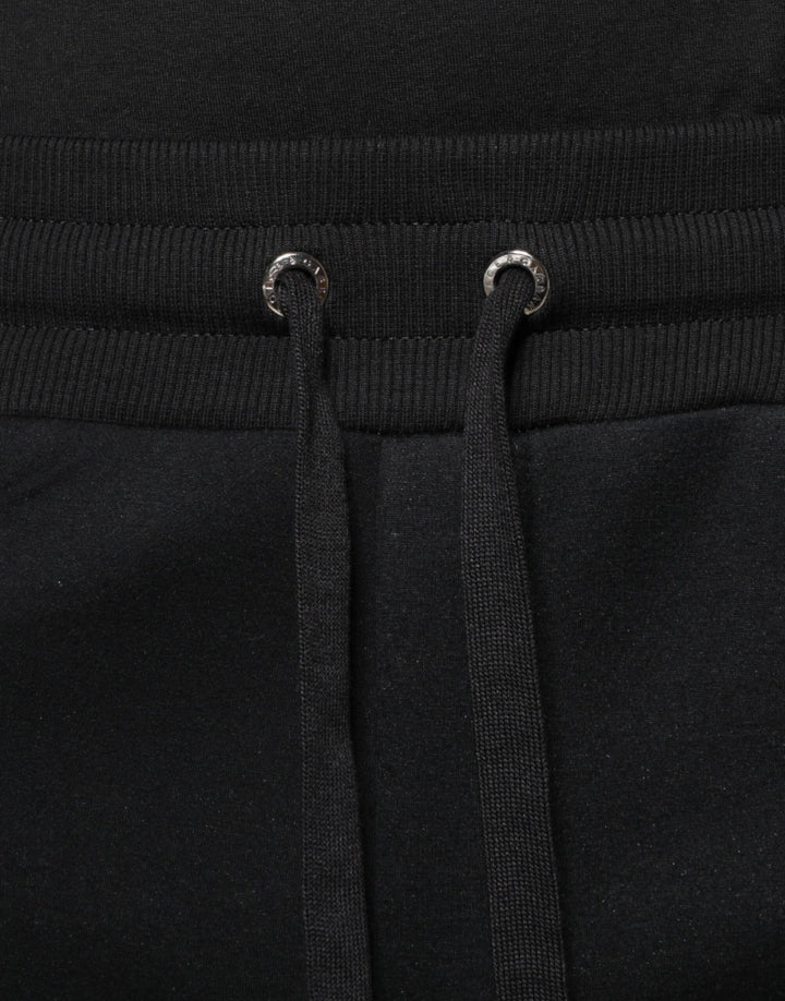 Black Modal DG Logo Jogger Men Sweatpants Pants