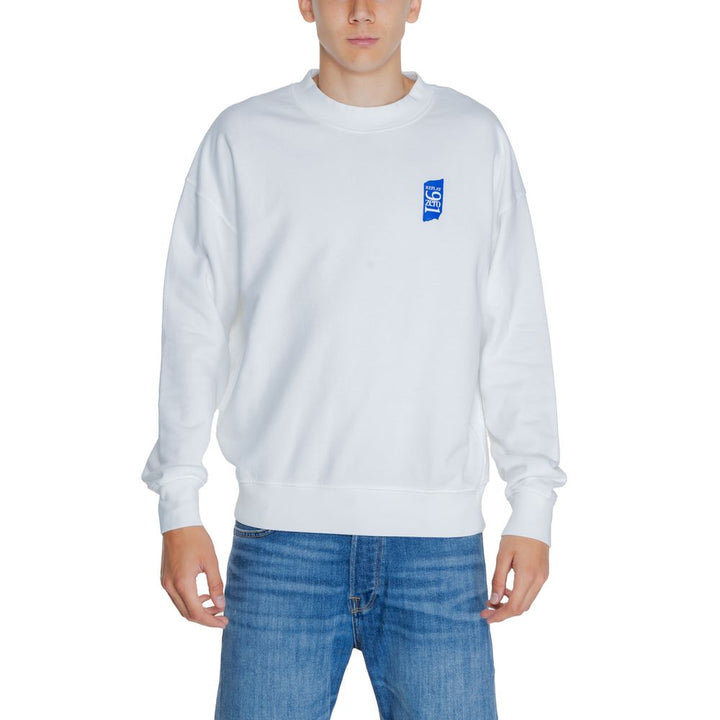 White Cotton Sweatshirt