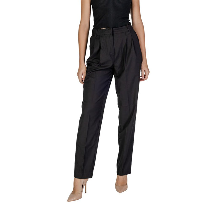 Black Polyester Dress Pants