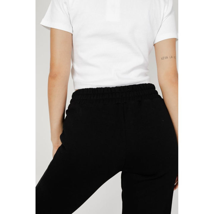 Black Cotton Joggers (Workout Pants)