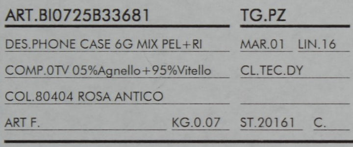 Pink Leather Heart Phone Cover