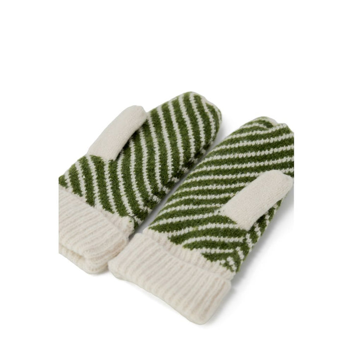 Cream Polyester Gloves