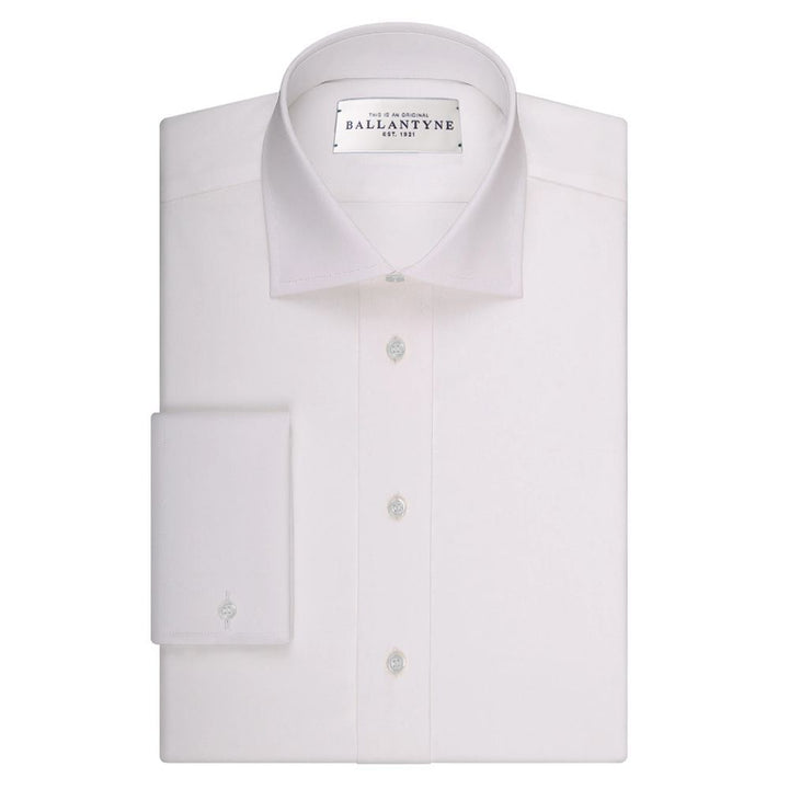 White Cotton Dress Shirt