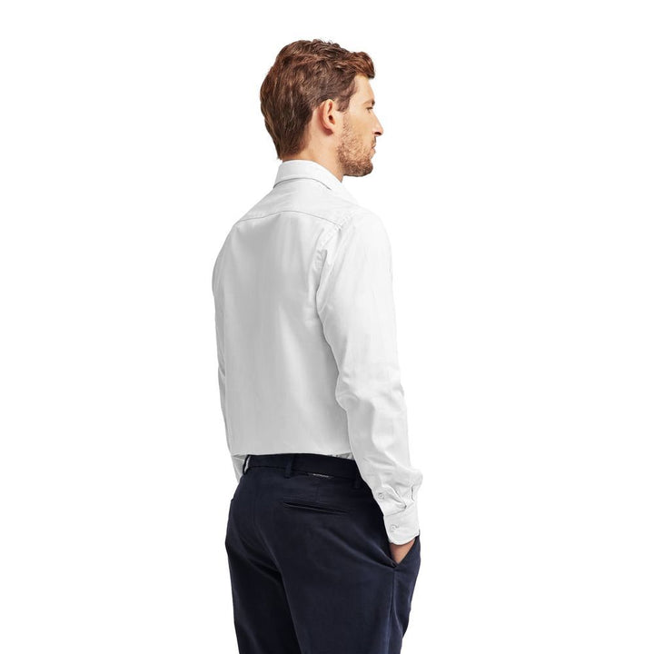 White Cotton Dress Shirt