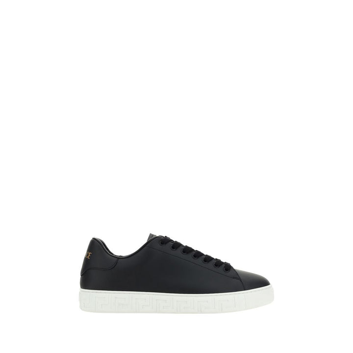 Black Calf Leather Bos Taurus Low Top Sneakers