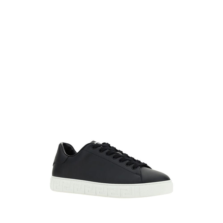 Black Calf Leather Bos Taurus Low Top Sneakers