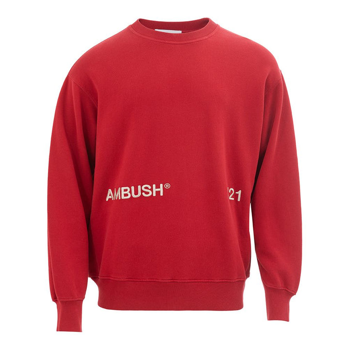 Red Cotton Sweatshirt