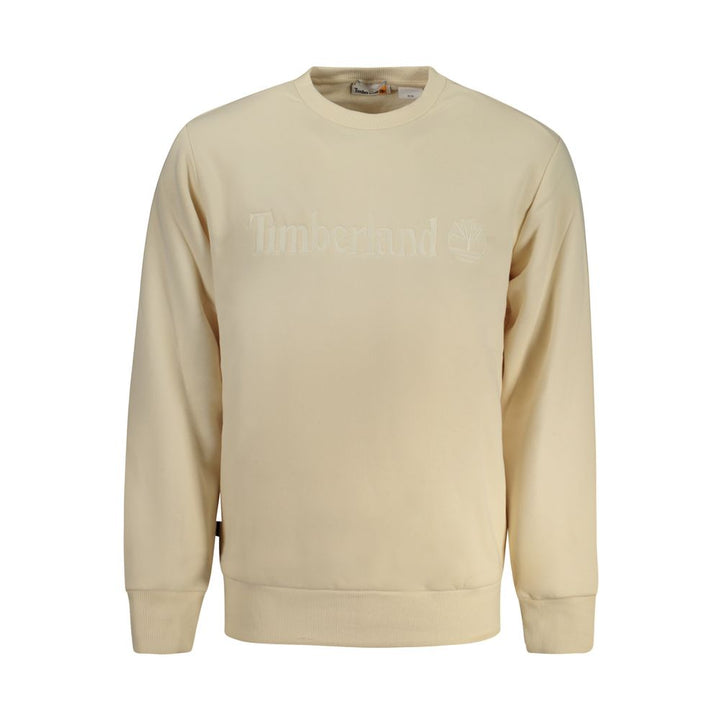 Beige Cotton Men's Sweatshirt