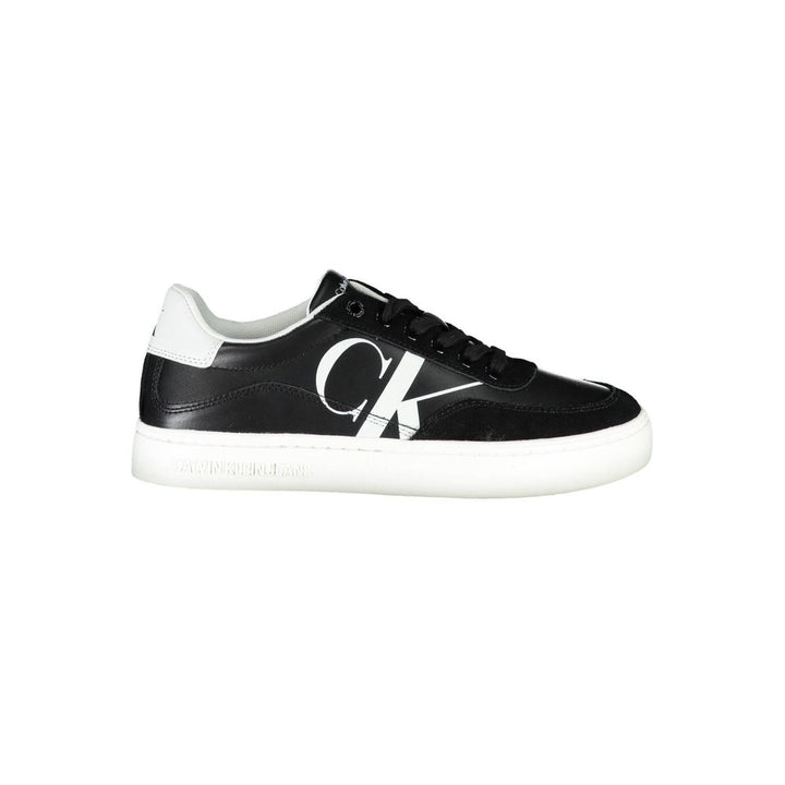 Black Leather Women's Sneaker