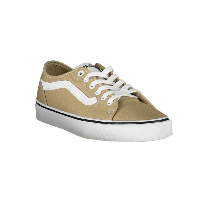 Beige Polyester Men Sneaker