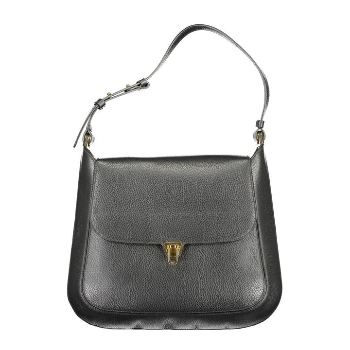 Black Leather Women Handbag