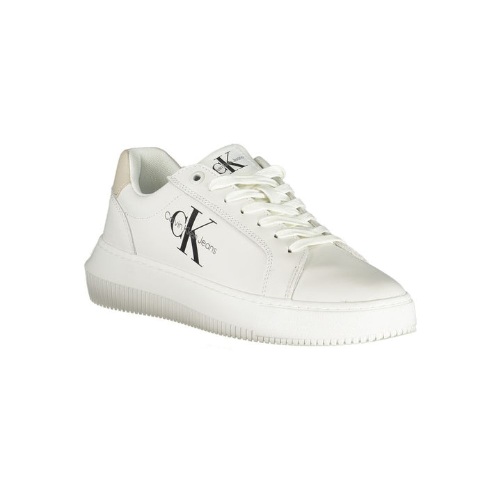 Bianco Leather Women Sneaker