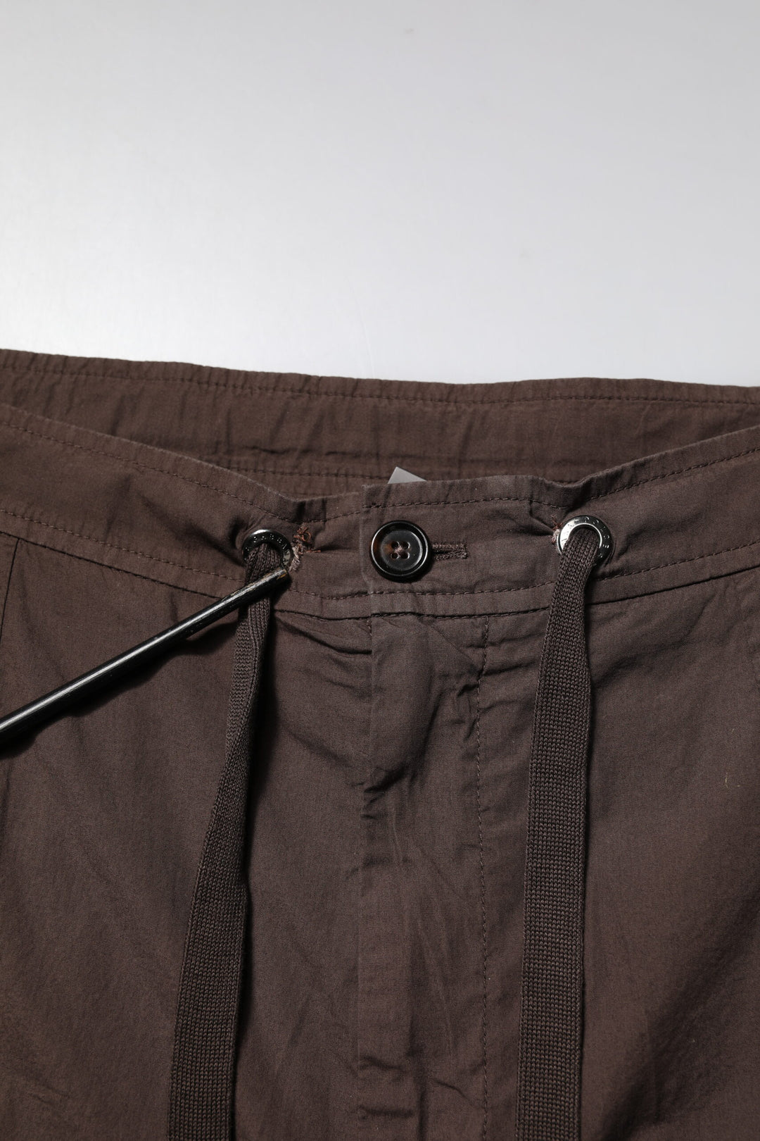 Brown Cotton Cargo Jogger Men Pants
