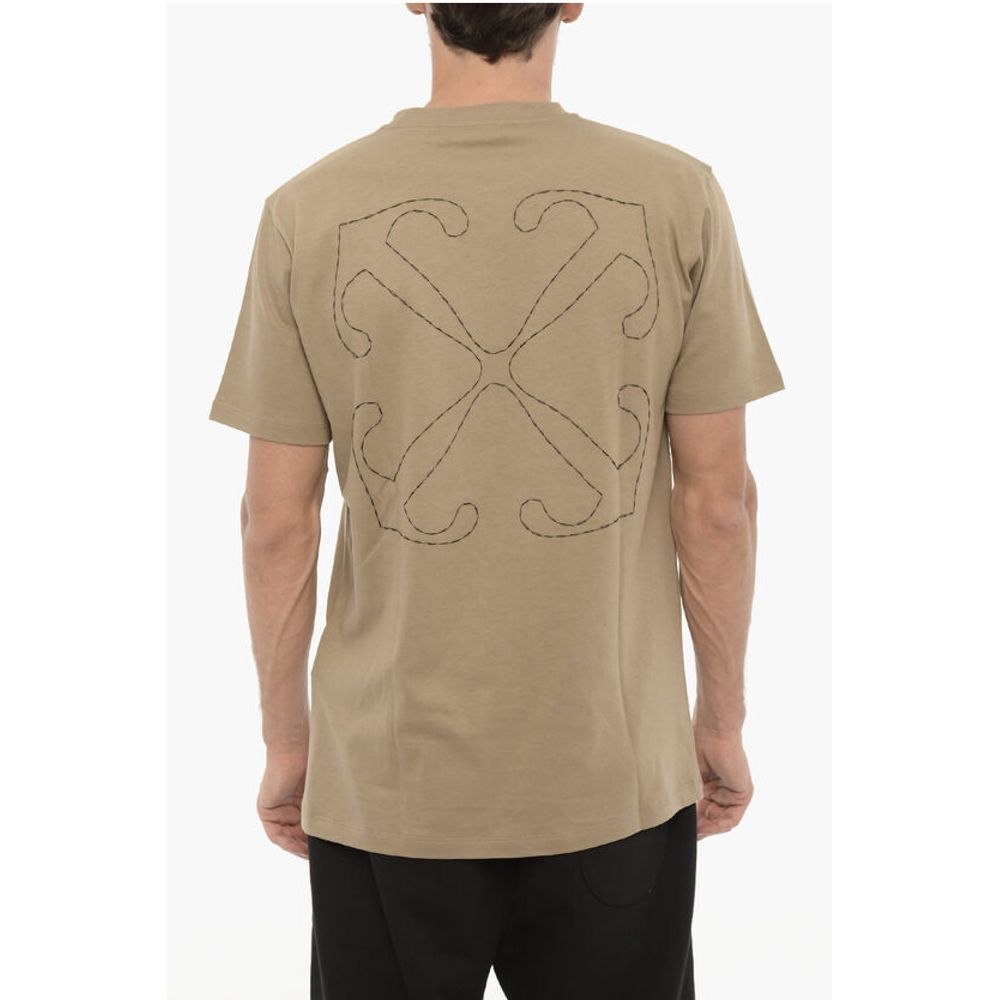 Slim Fit Crew-neck T-Shirt with Embroidered Logo