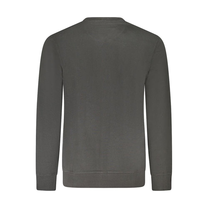 Black Cotton Men's Sweatshirt