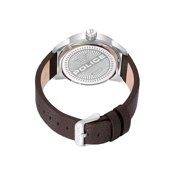 Brown Leather Dress Watch