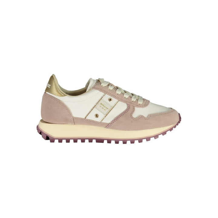 Bianco Poliestere Women Sneaker