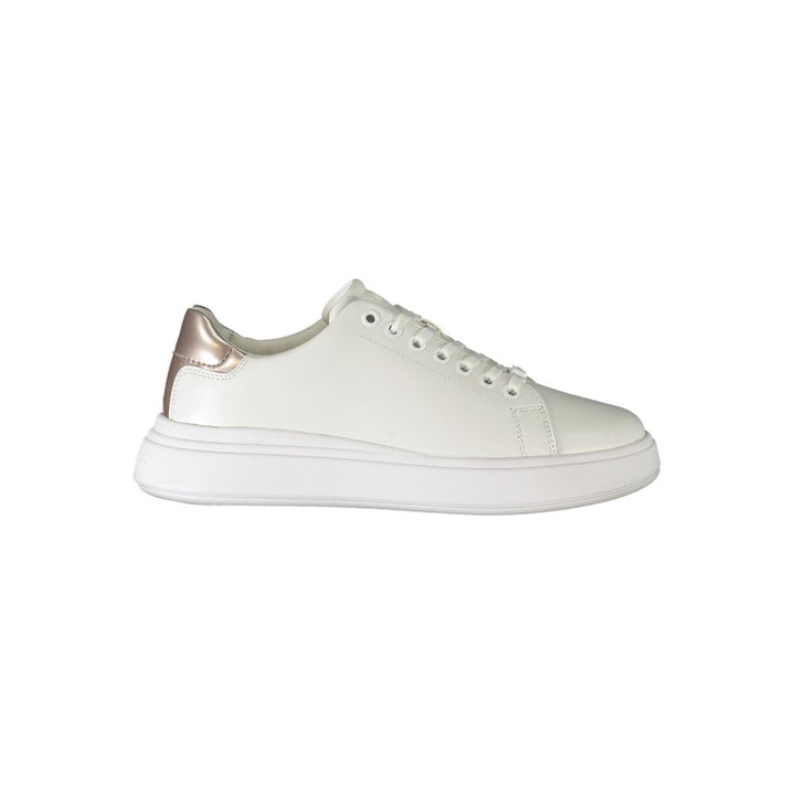 White Leather Women Sneaker