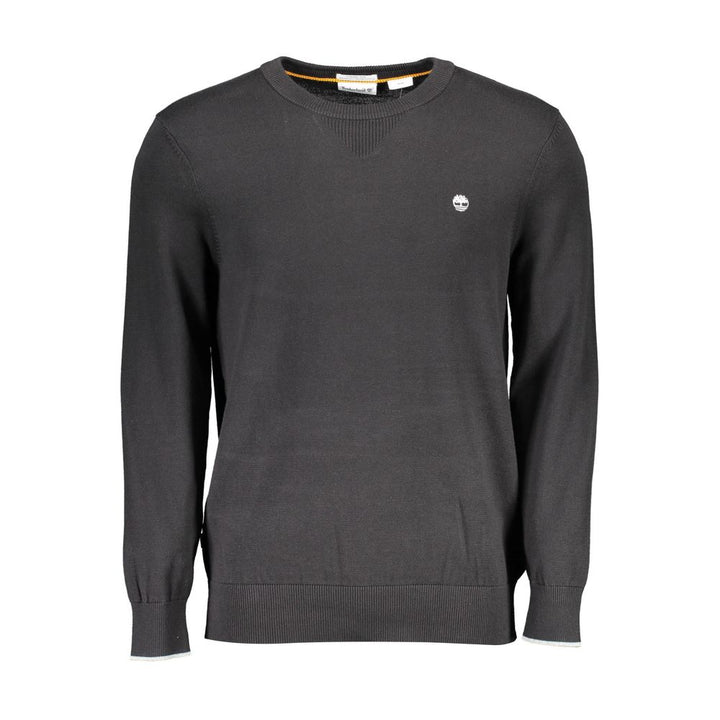 Black Organic Cotton Men Sweater