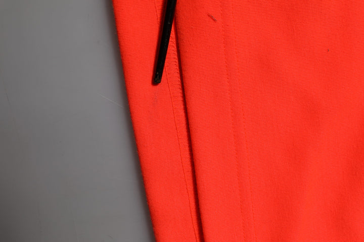 Orange Polyester Jogger Men Sweatpants Pants