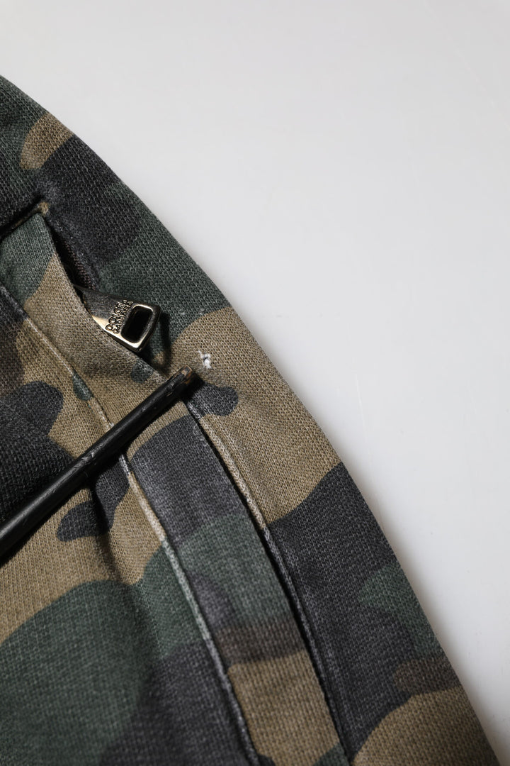 Brown Camouflage Cotton Men Jogger Pants