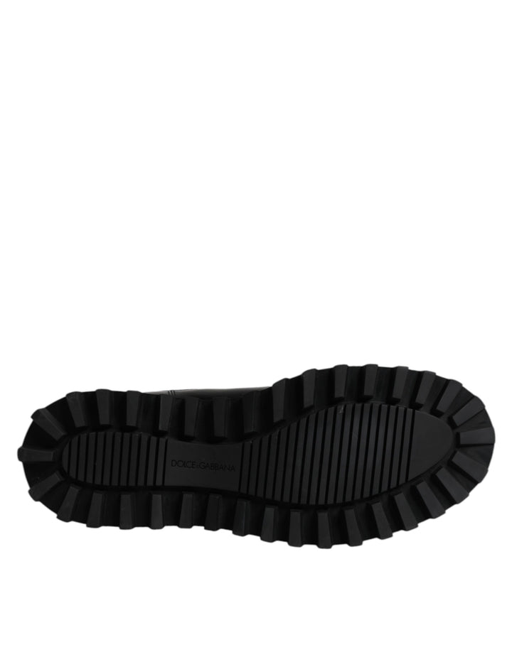 Black Belted DG Logo Men Chelsea Boots Shoes