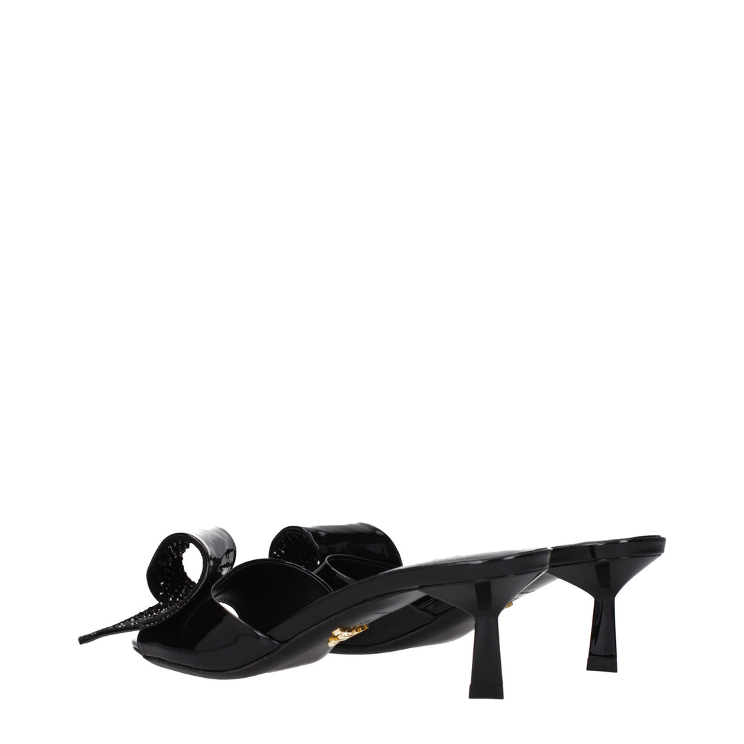 Black Leather Sandals