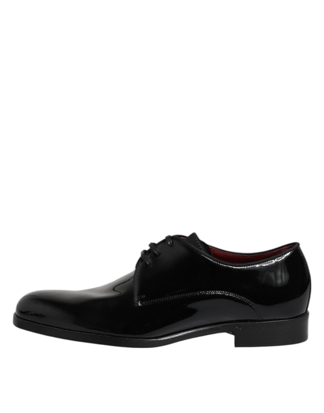 Black Leather Lace Up Men Derby Formal Shoes