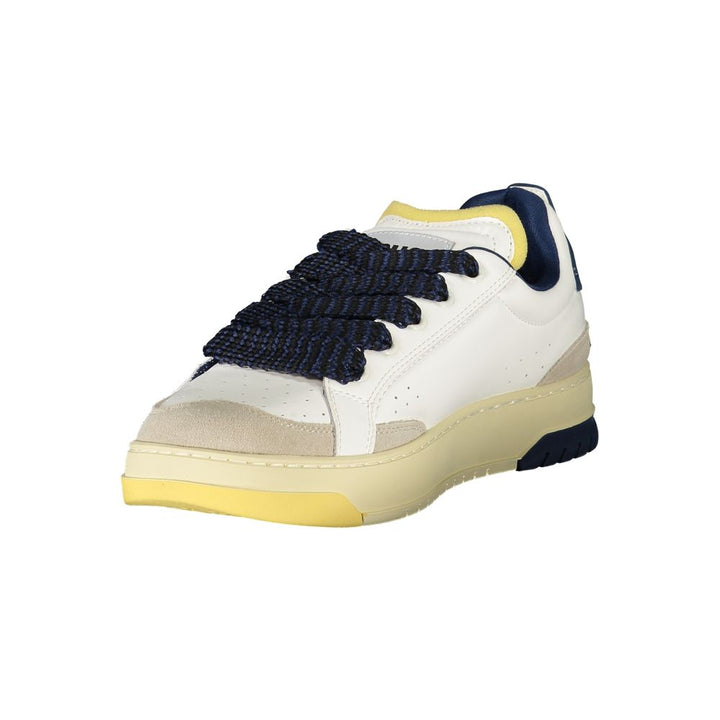 Bianco Poliuretano Men Sneaker