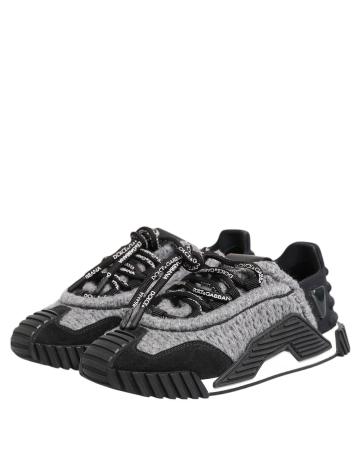 Black Gray NS1 Low Top Sneakers Shoes