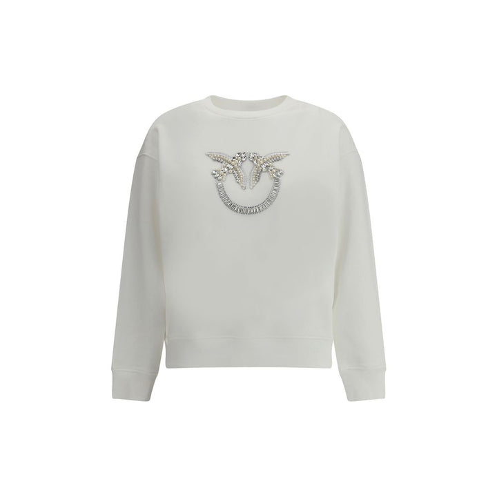 White Cotton Sweatshirt