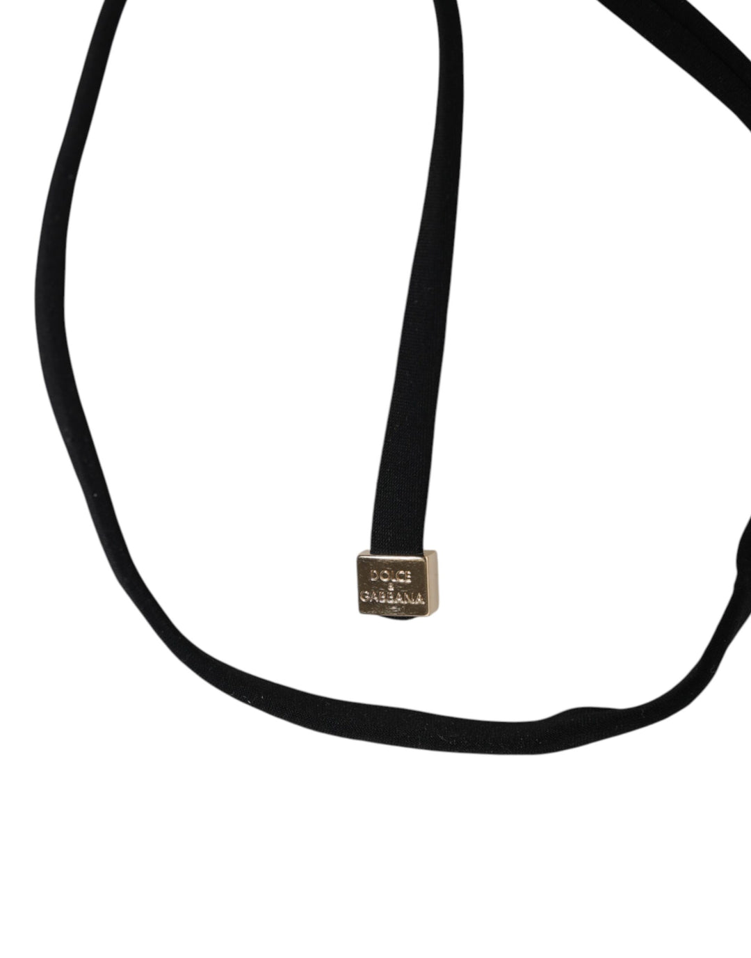 Black Embroidered Triangle Swimwear Underwear