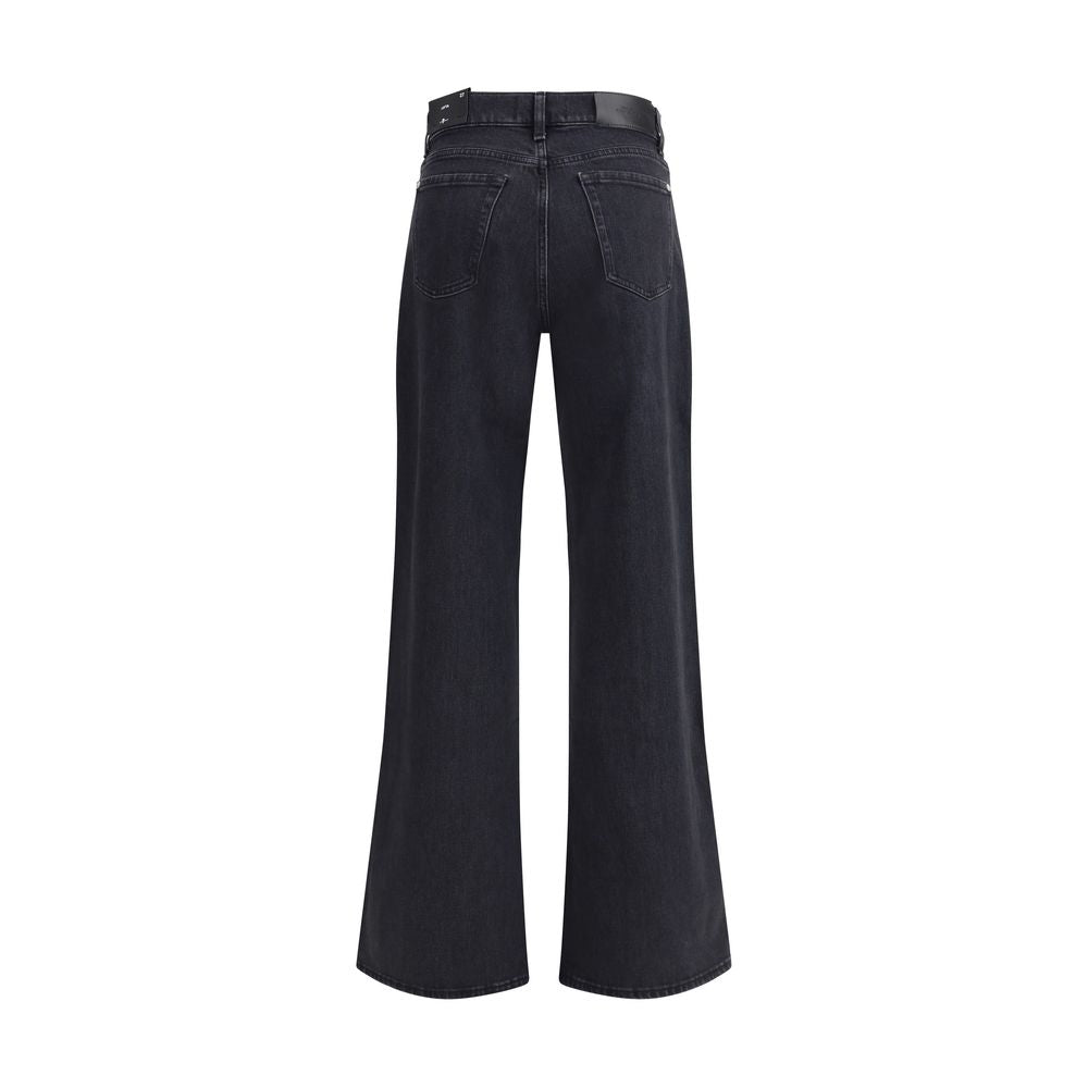 Black Cotton Jeans Denim