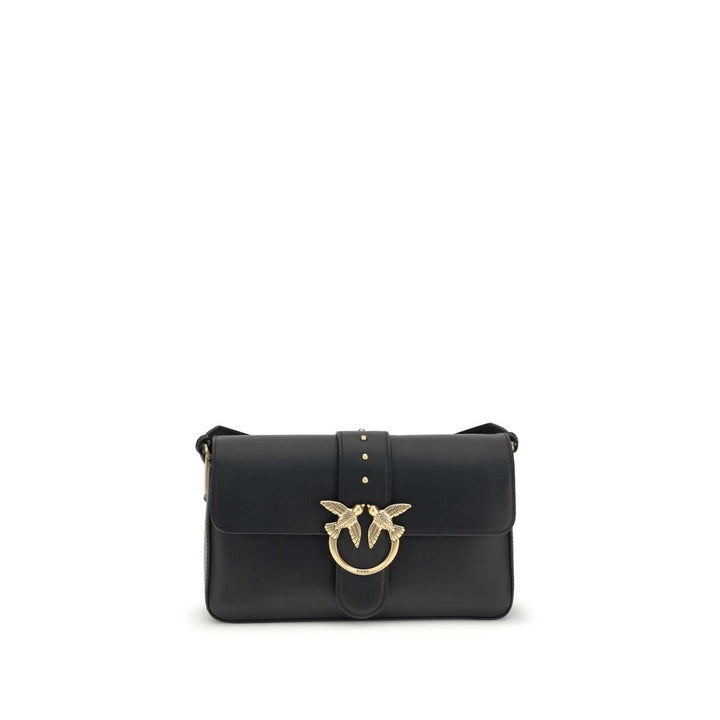 Black Leather Shoulder Bag