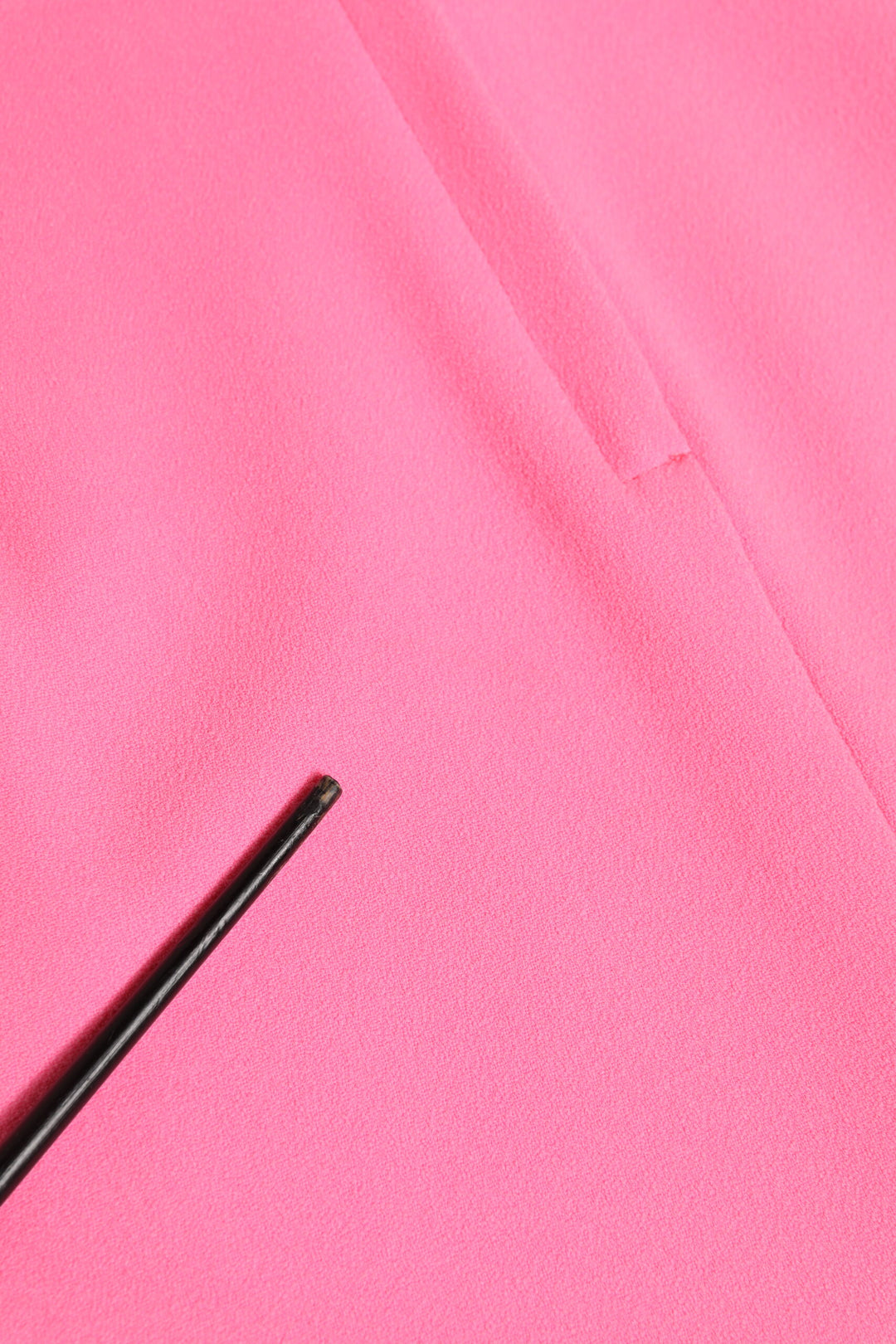 Pink Polyester Long Sleeves Sheath Midi Dress