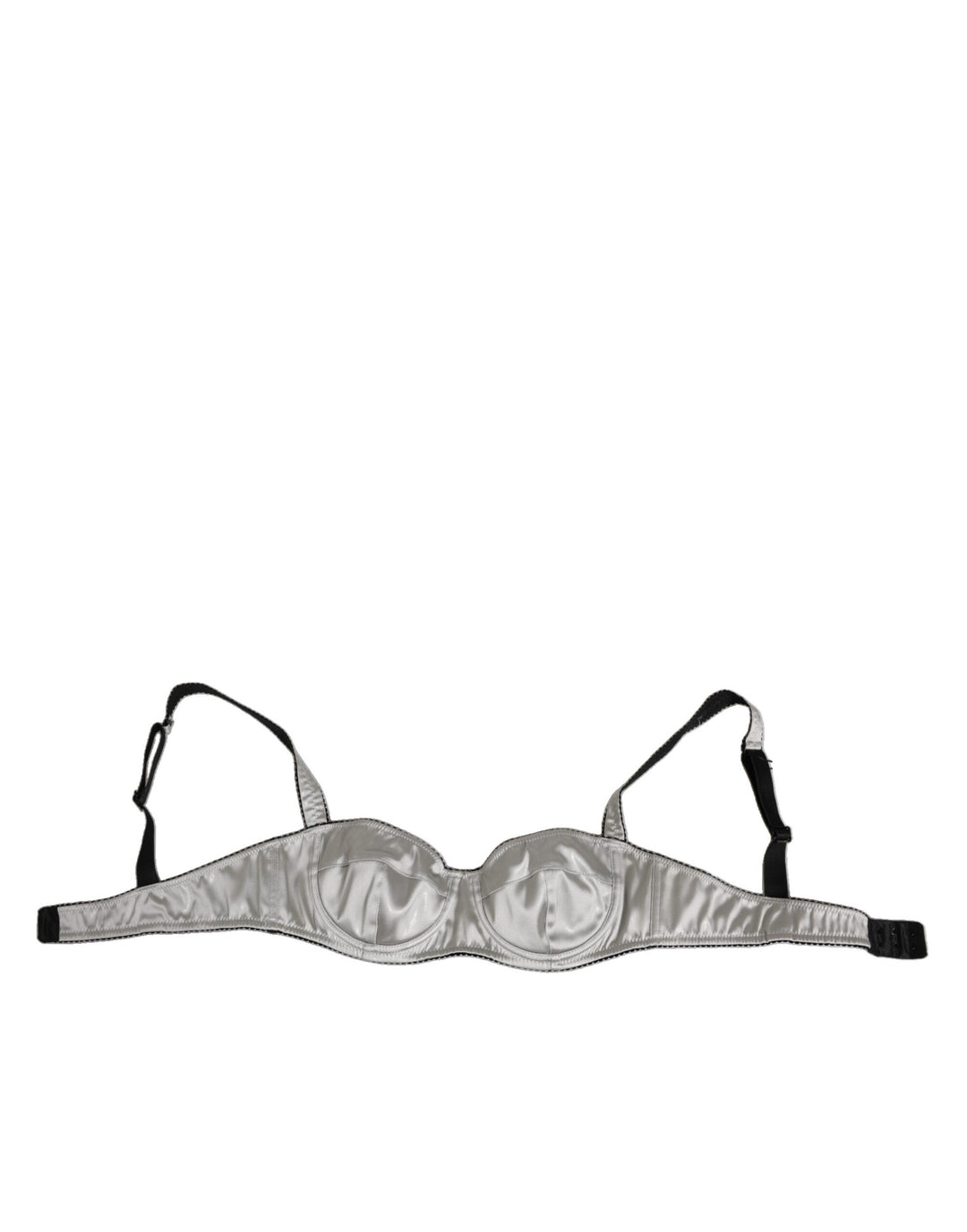 Gray Acetate Stretch Balconcino Bra Underwear
