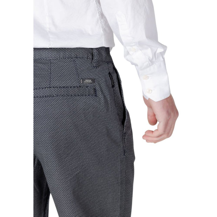 Blue Cotton Bermuda Shorts