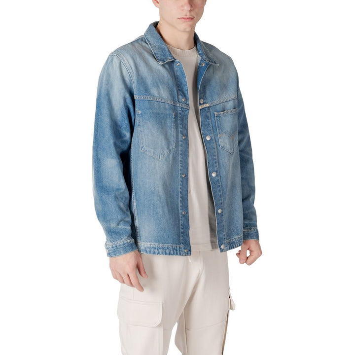 Light Blue Cotton Denim Jacket