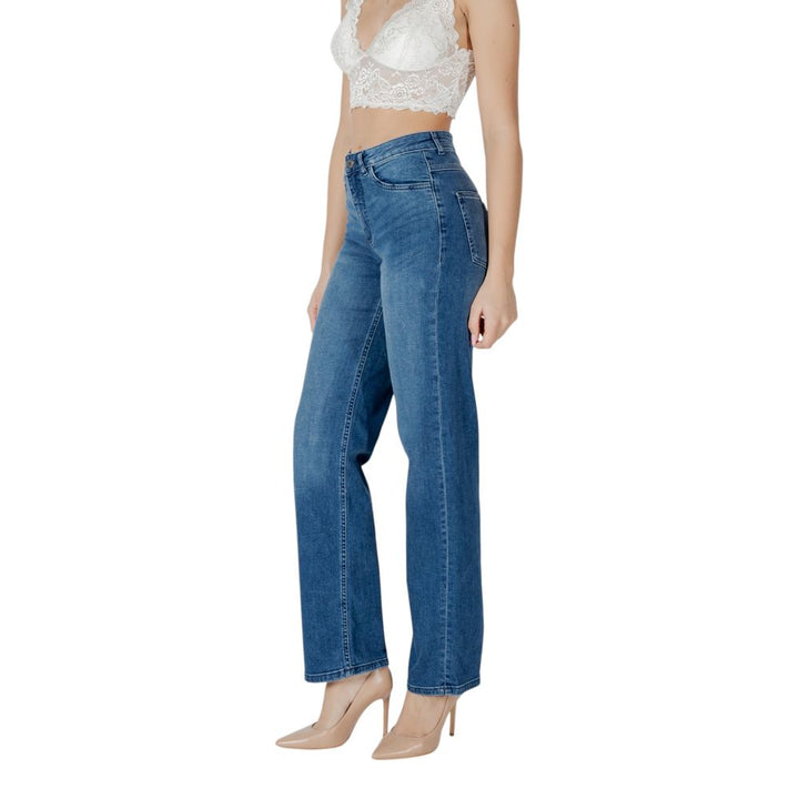 Blue Cotton Relaxed Fit Jeans