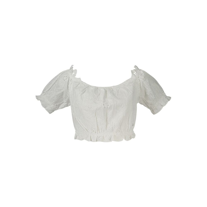 Bianco Cotton Women Shirt