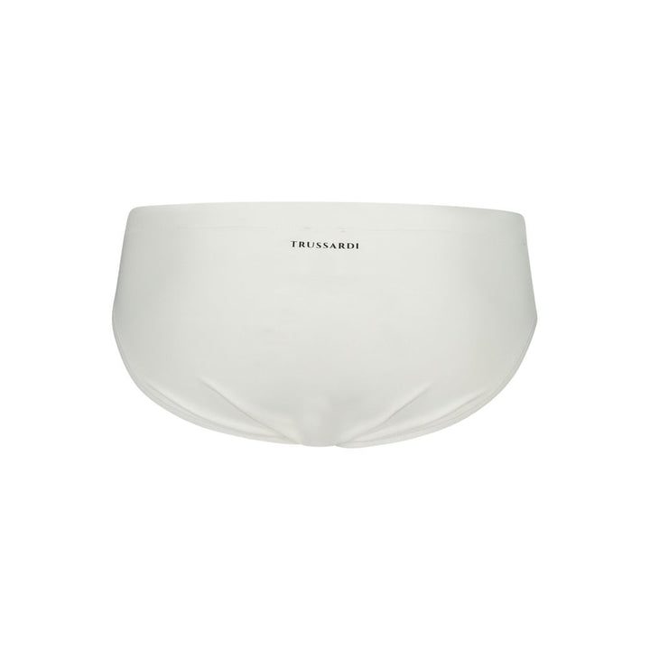 White Poliammide Men's Swim Brief