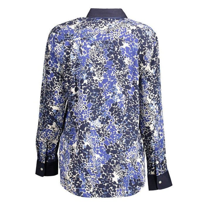 Blu Lyocell Women Shirt