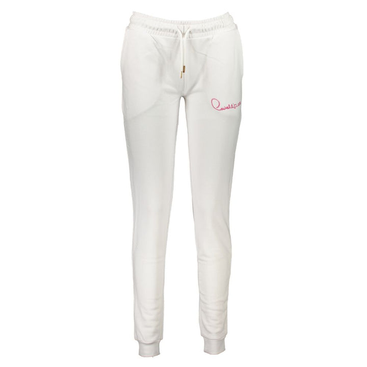 White Cotton Women's Sweatpant
