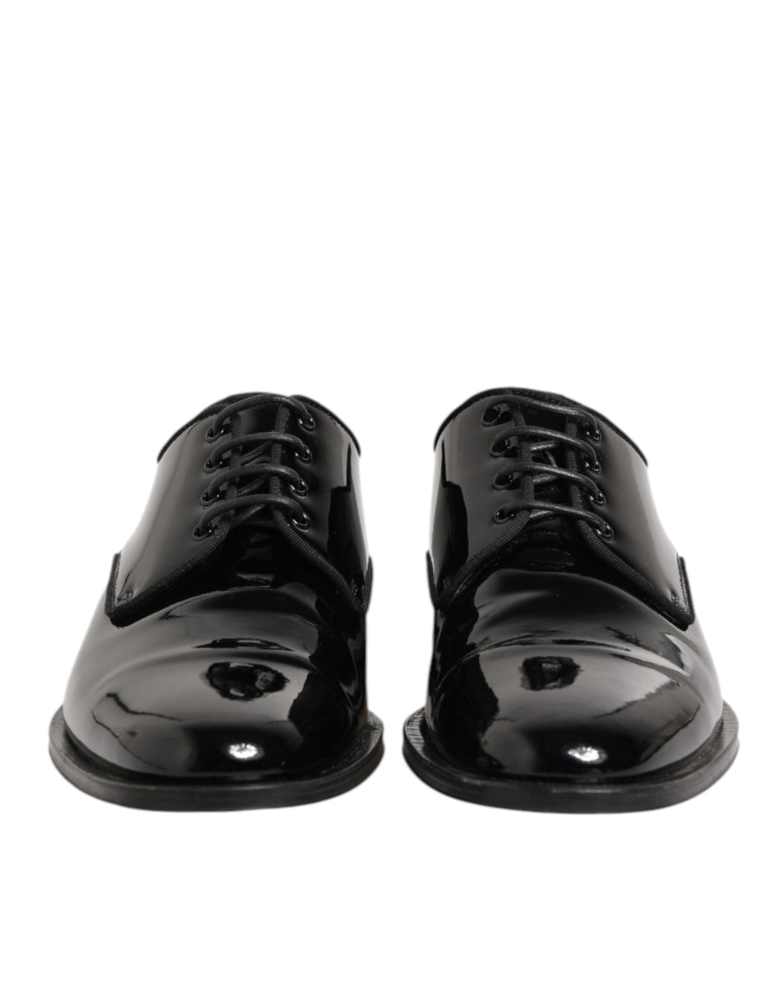 Black Leather Lace Up Derby Formal Dress Shoes