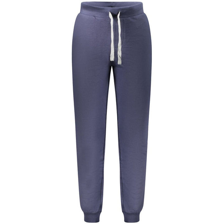 Blue Cotton Men's Sweatpant