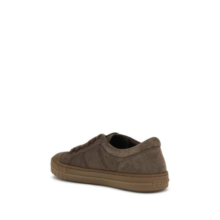 Brown Calf Leather Bos Taurus Low Top Sneakers