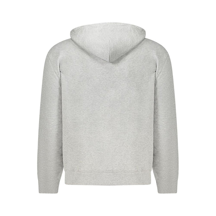 "Grigio Cotton Men's Sweatshirt with Hood"