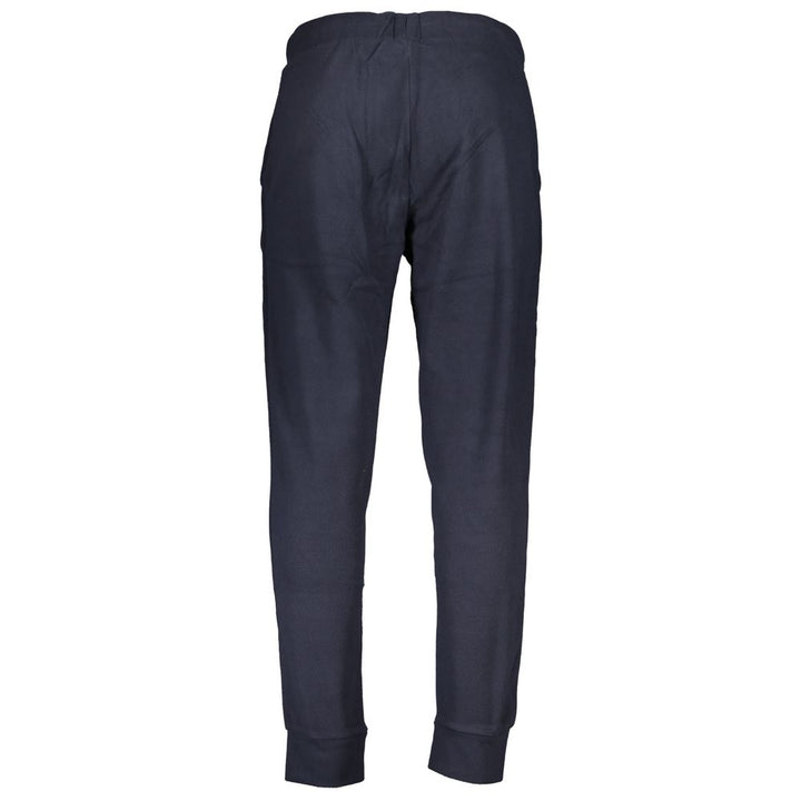 Blue Polyester Men's Sweatpant