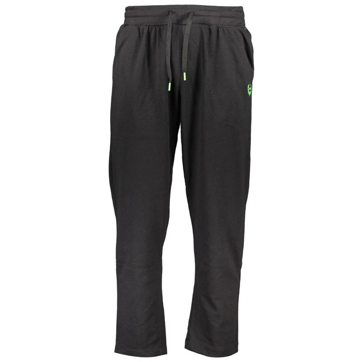 Black Cotton Men's Sweatpant