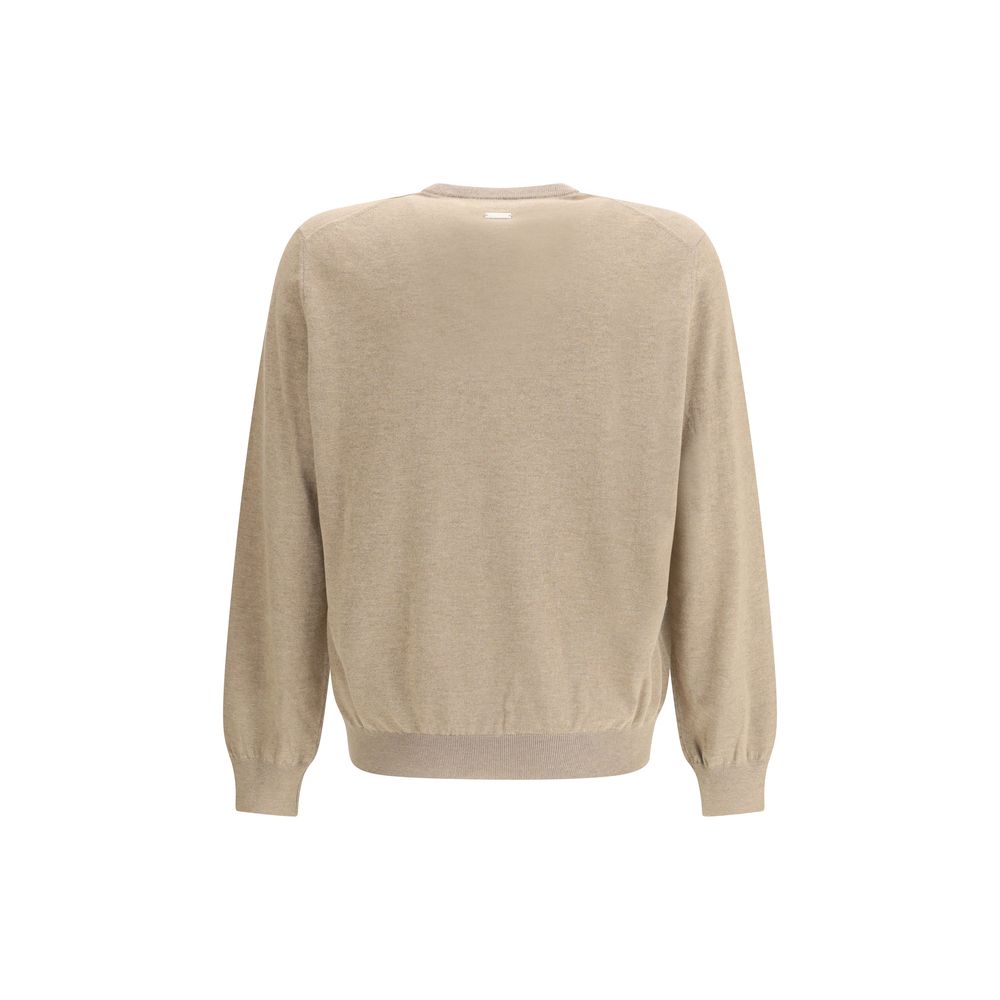 Beige Fleece Wool Sweatshirt
